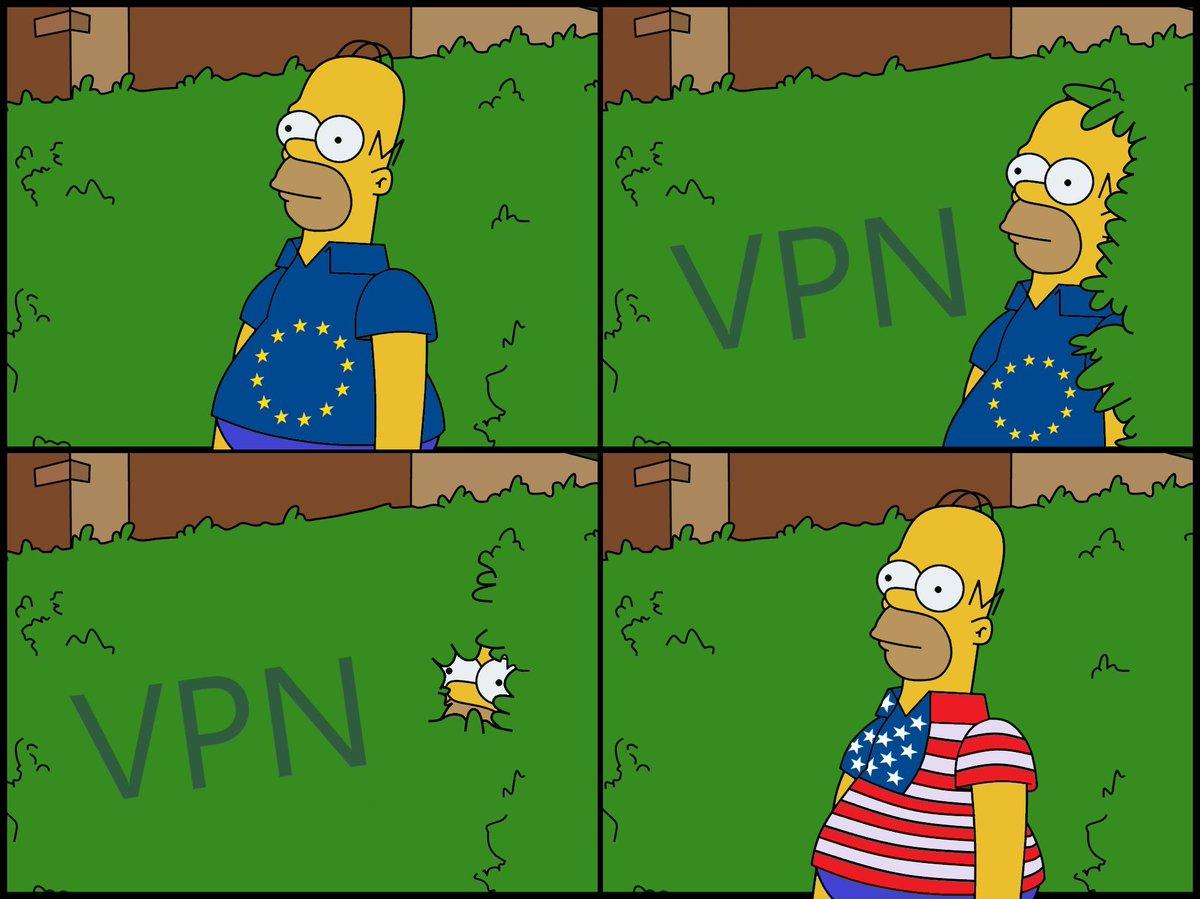 Homer Simpson quitte l'UE pour les USA