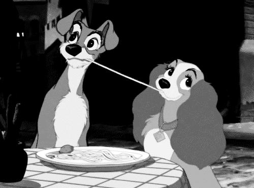 La belle et le Clochard - Spaghetti kiss