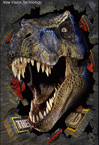 Anaglyphe Dinosaure T-Rex