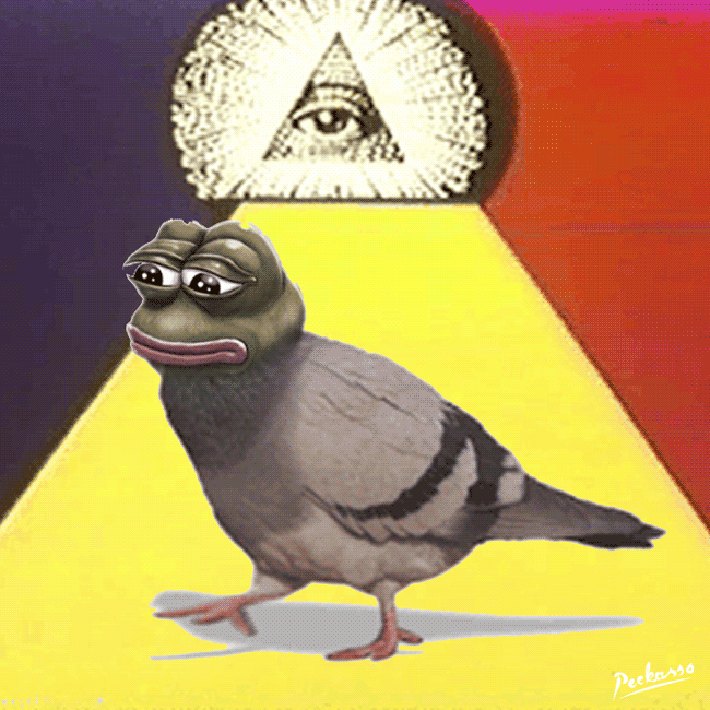 Peekasso: Pepe the Illuminati