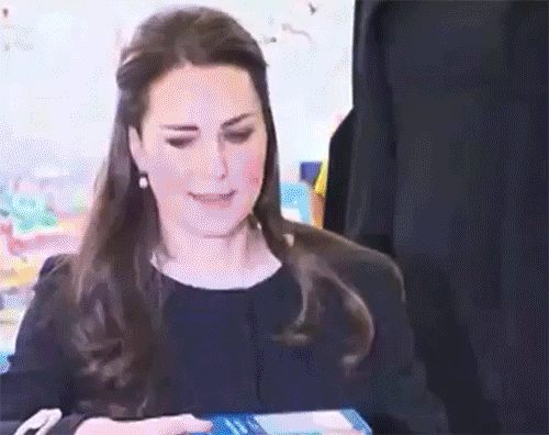 Kate Middleton roule des yeux