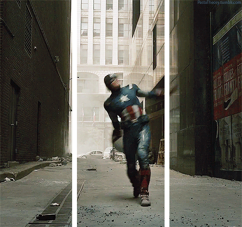 Captain America Lance son bouclier 3D