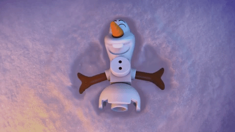 Lego Olaf ange de neige