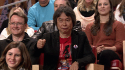 Shigeru Miyamoto Thumbs Up, Lo-Res