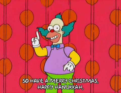 Les fêtes de fin d'année par les Simpsons