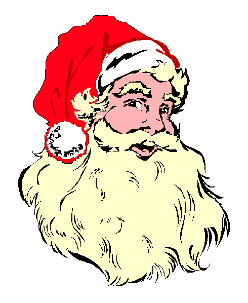 Tête Père Noël