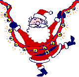 Père Noël qui danse 