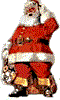 Père Noël et sa hotte