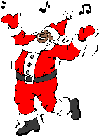 Père Noël qui danse et chante