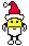 Smiley Père-Noël qui salue